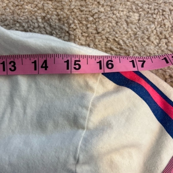 HOLLISTER Unisex White Stripe LS MEDIUM - Picture 6 of 8